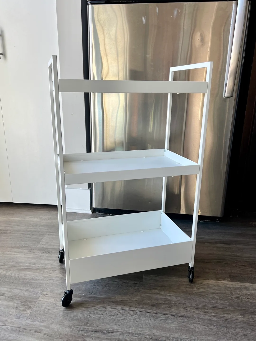 IKEA Nissafors White Utility Cart thumbnail