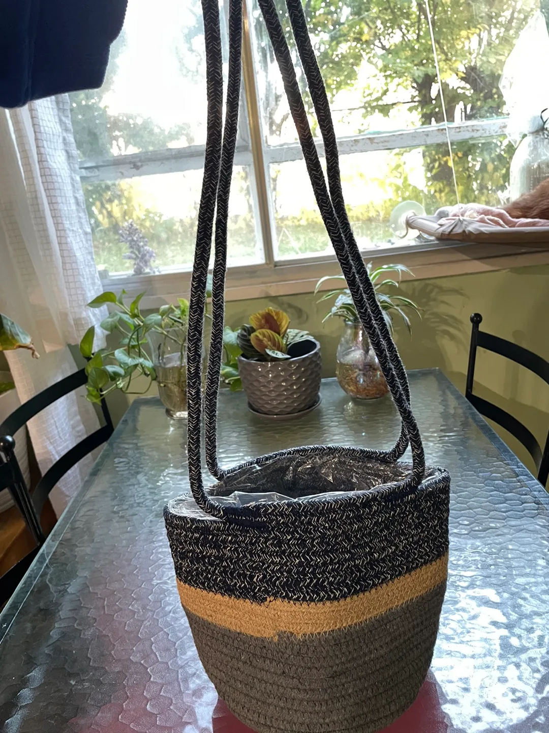 Rope Hanging Planter image indicator(3)