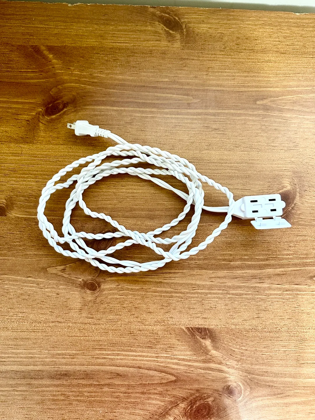 White Extension Cord 9 ft thumbnail