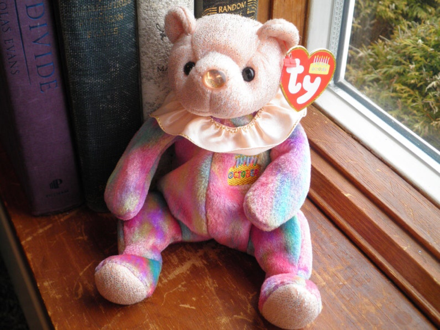 Ty Beanie Baby October Birthday Bear - photo 3