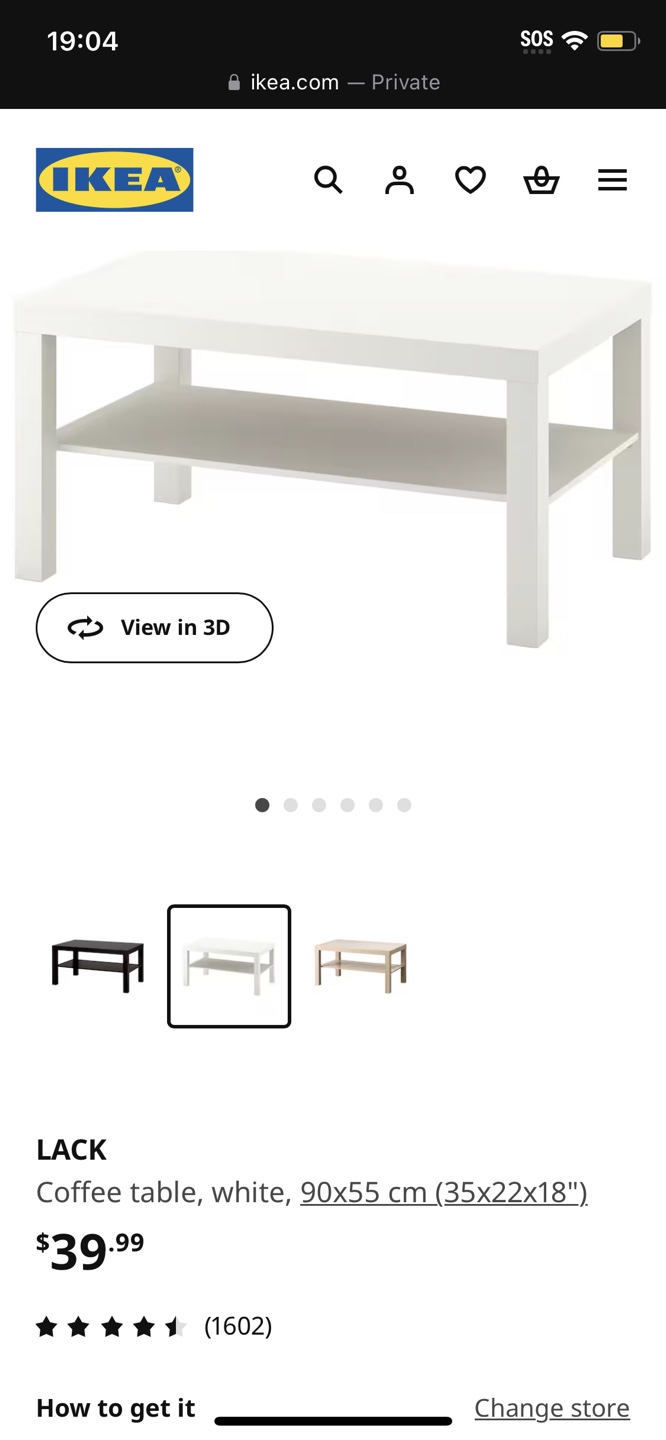 IKEA LACK Coffee Table - photo 2