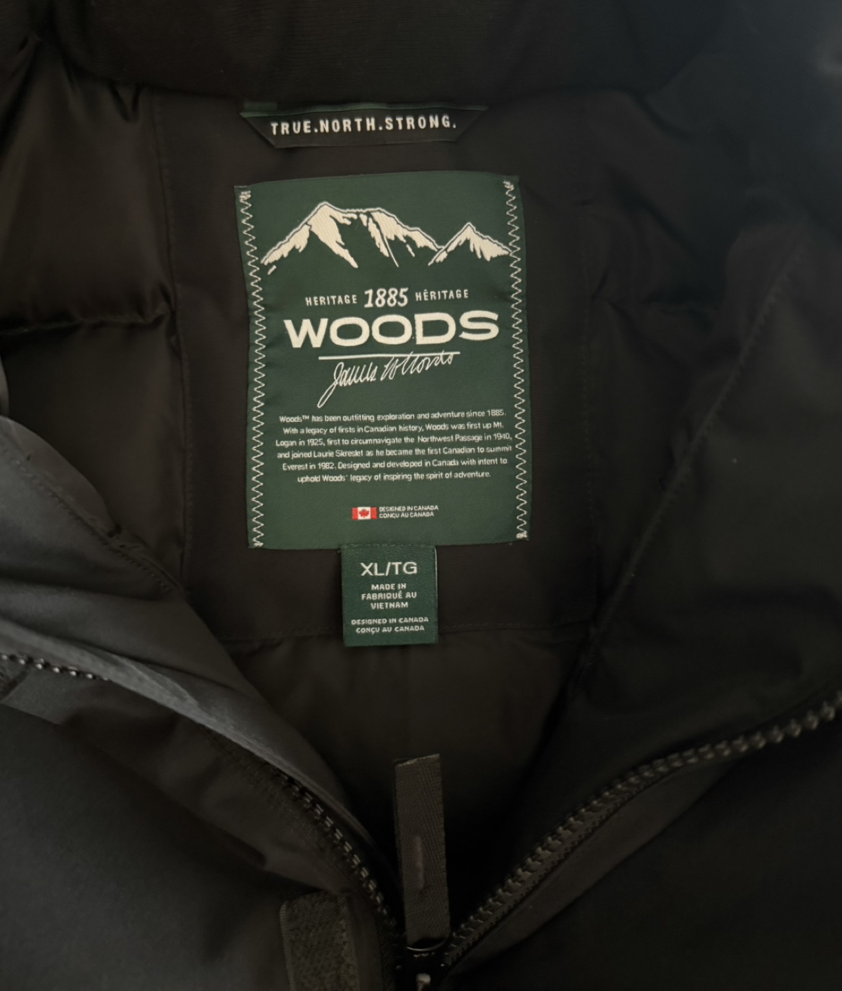 Woods Canada Boy’s Black Winter Jacket - photo 3