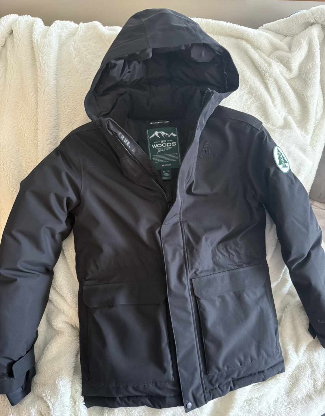 Woods Canada Boy’s Black Winter Jacket - photo 4