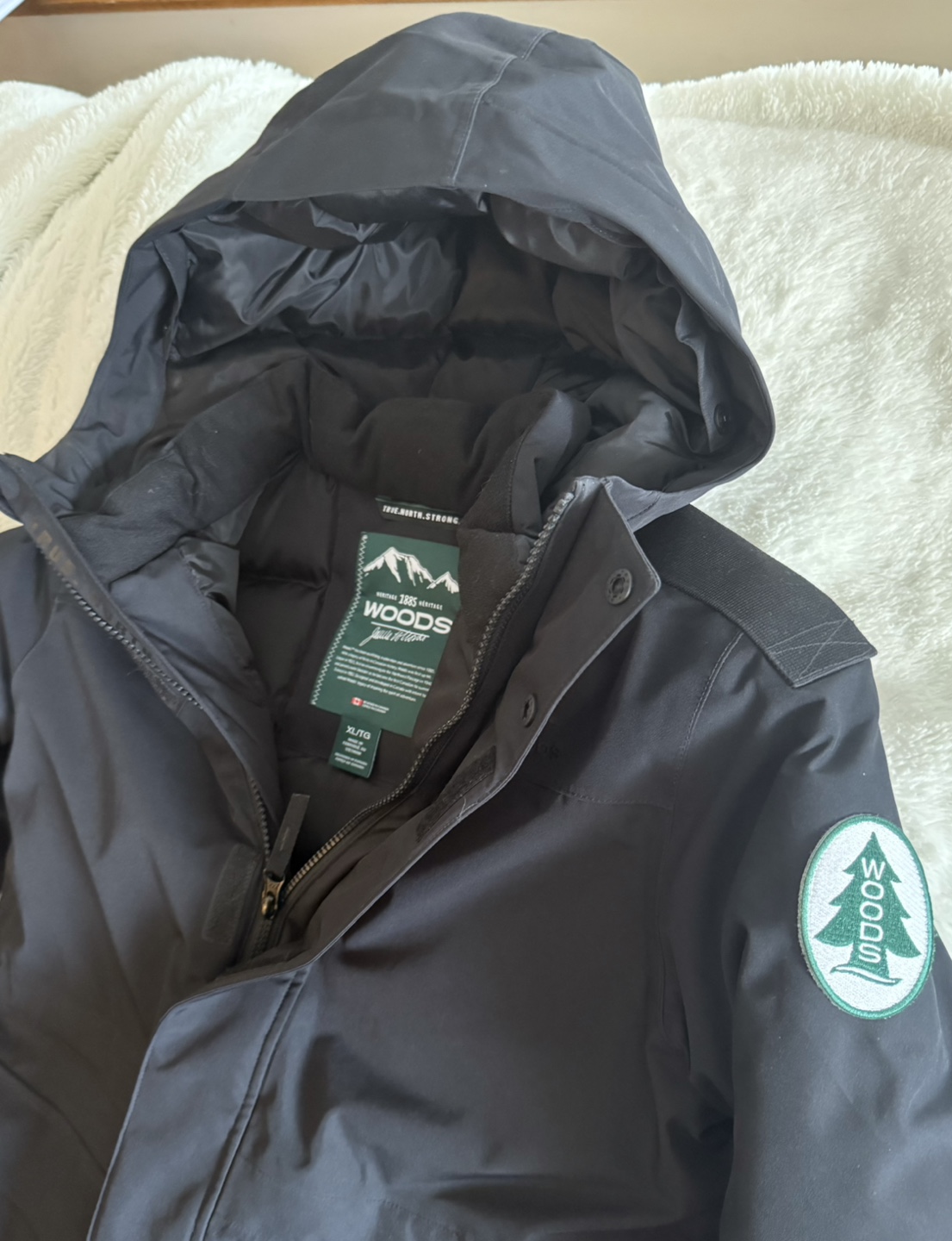 Woods Canada Boy’s Black Winter Jacket - photo 2