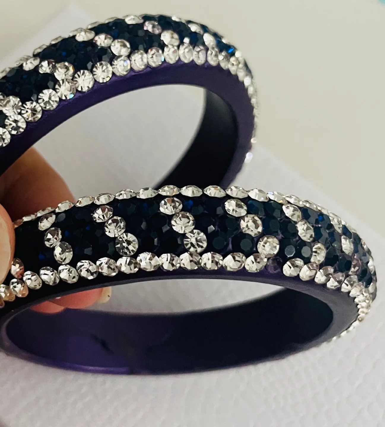 Beautiful Crystal Bangles image indicator(2)