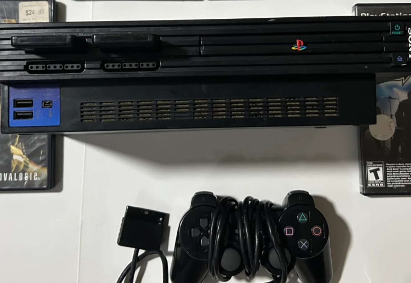 PlayStation 2 Console, Need For Speed ProStreet and Controller image indicator(2)