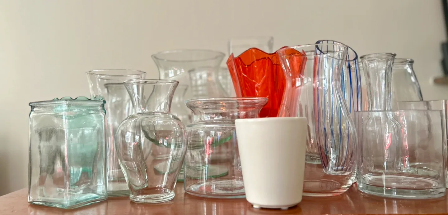 Assortment of Glass Vases thumbnail