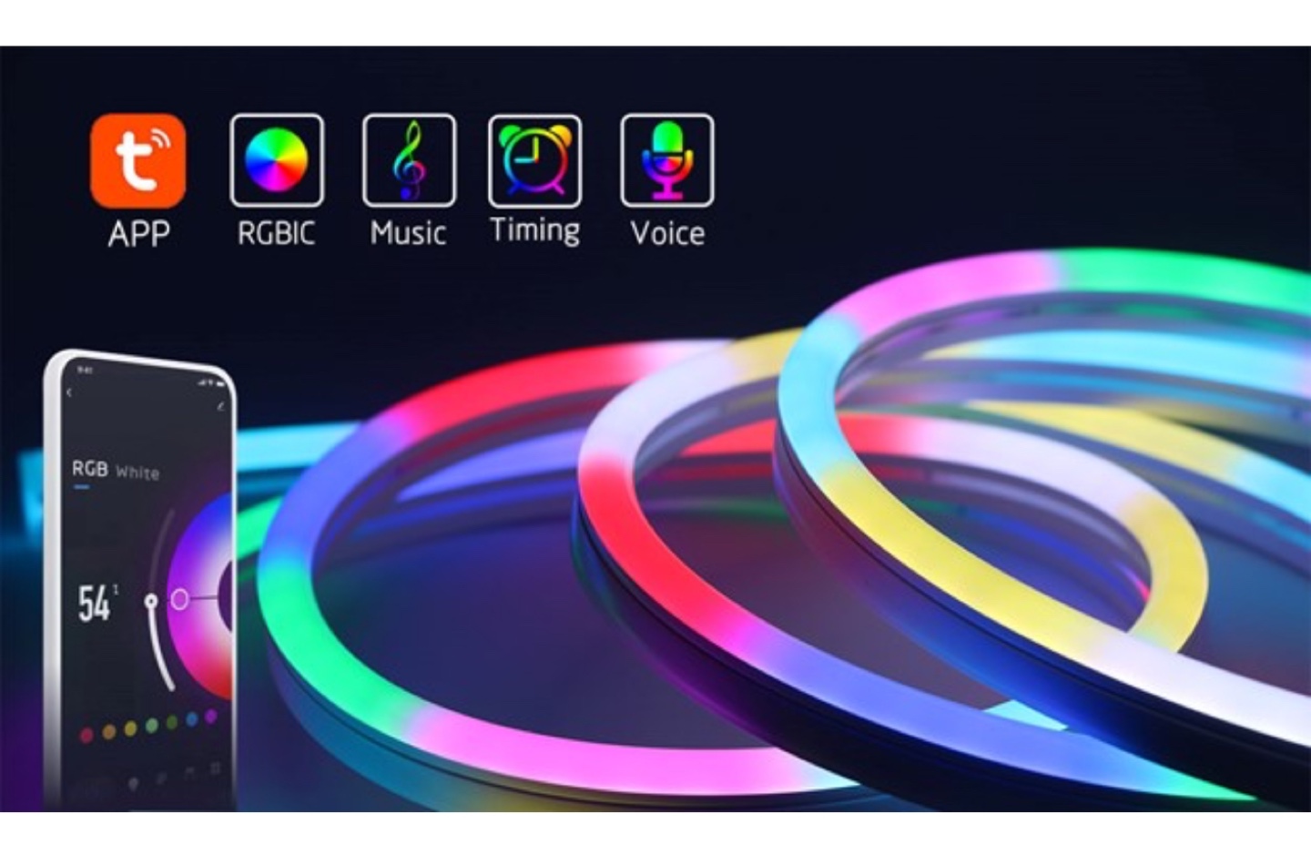 Smart LED Light Rope - photo 2