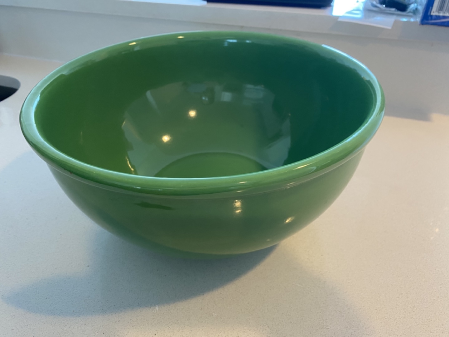 Large Green Mixing / Salad Bowl
