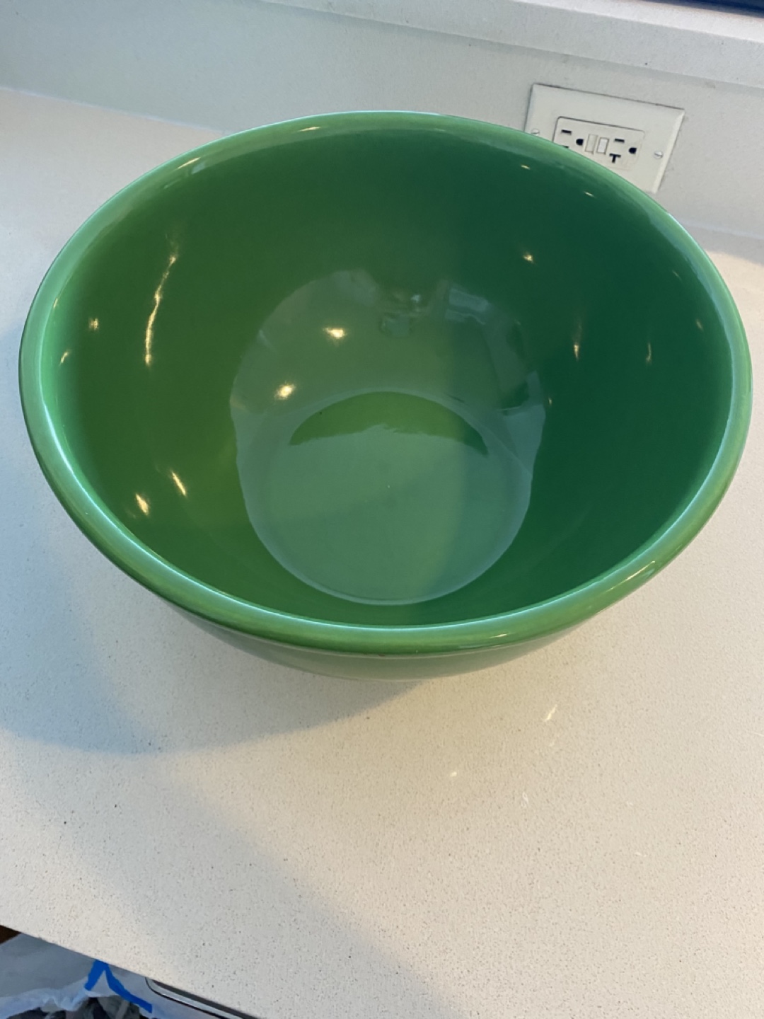 Large Green Mixing / Salad Bowl - photo 2