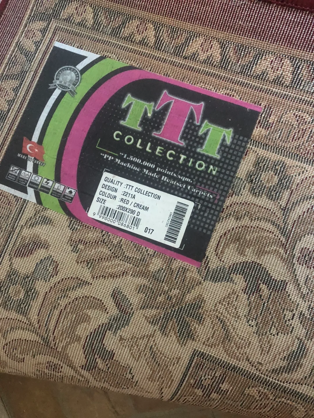 Red and Cream Area Rugs (( moving sale)) image indicator(2)