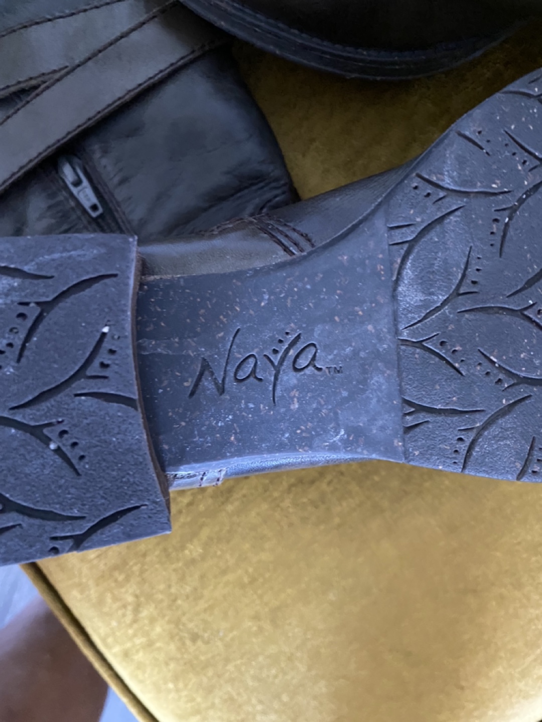 Naya Green Leather Boots - photo 2