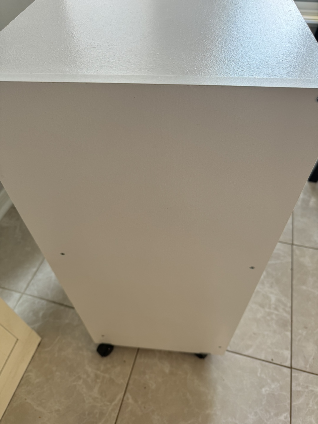 White Kitchen Cabinet with Doors and Shelves - photo 2