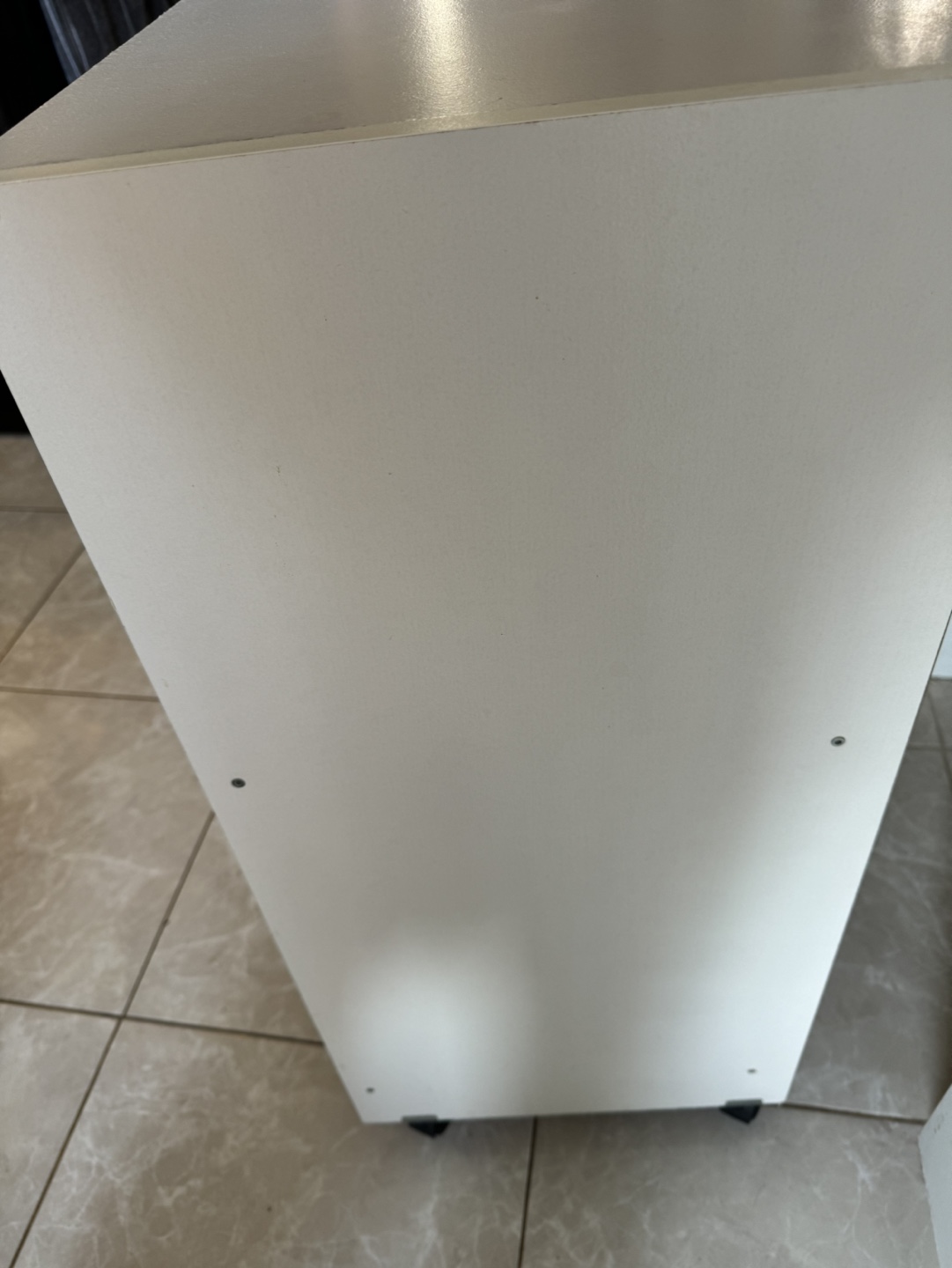 White Kitchen Cabinet with Doors and Shelves - photo 4