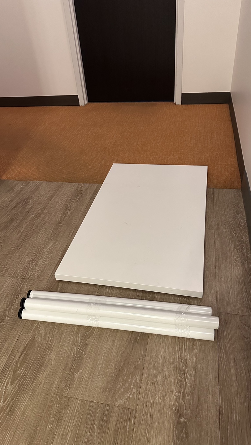 White IKEA Desk - photo 2