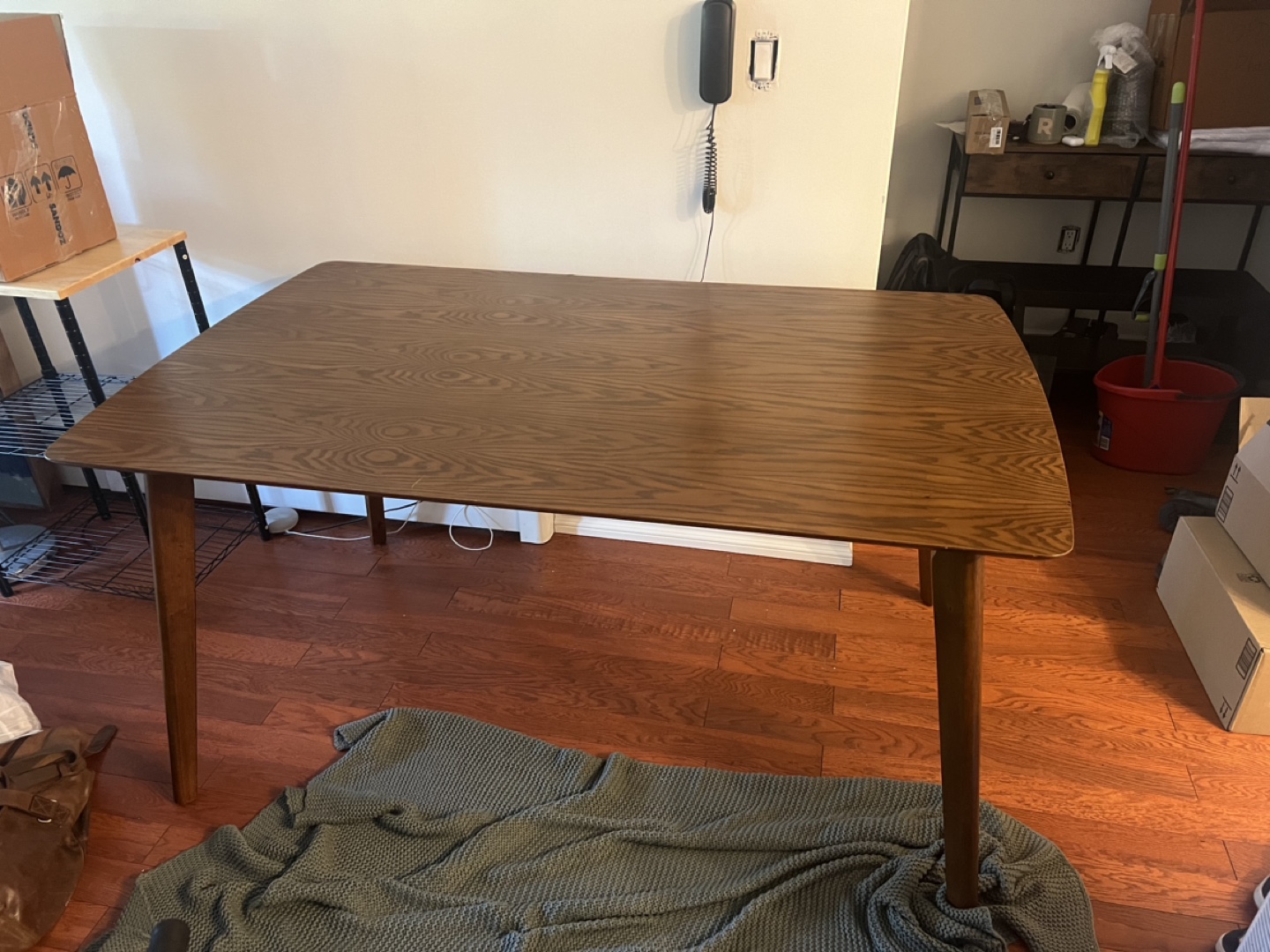 Mid Century dining table - 58”x36”x29”