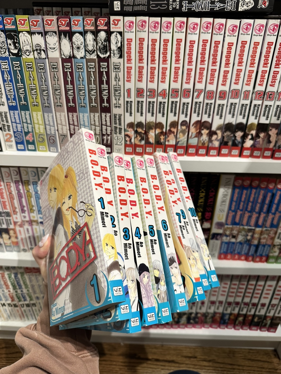 B.O.D.Y. Volumes 1-10 Manga (missing 8)