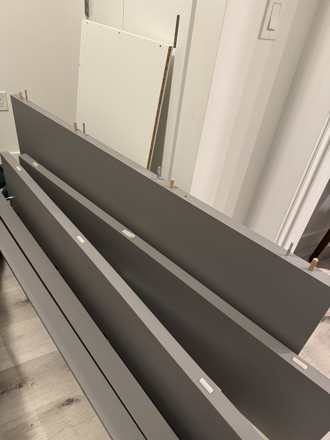 IKEA MALM Queen Bed Frame Grey - photo 2
