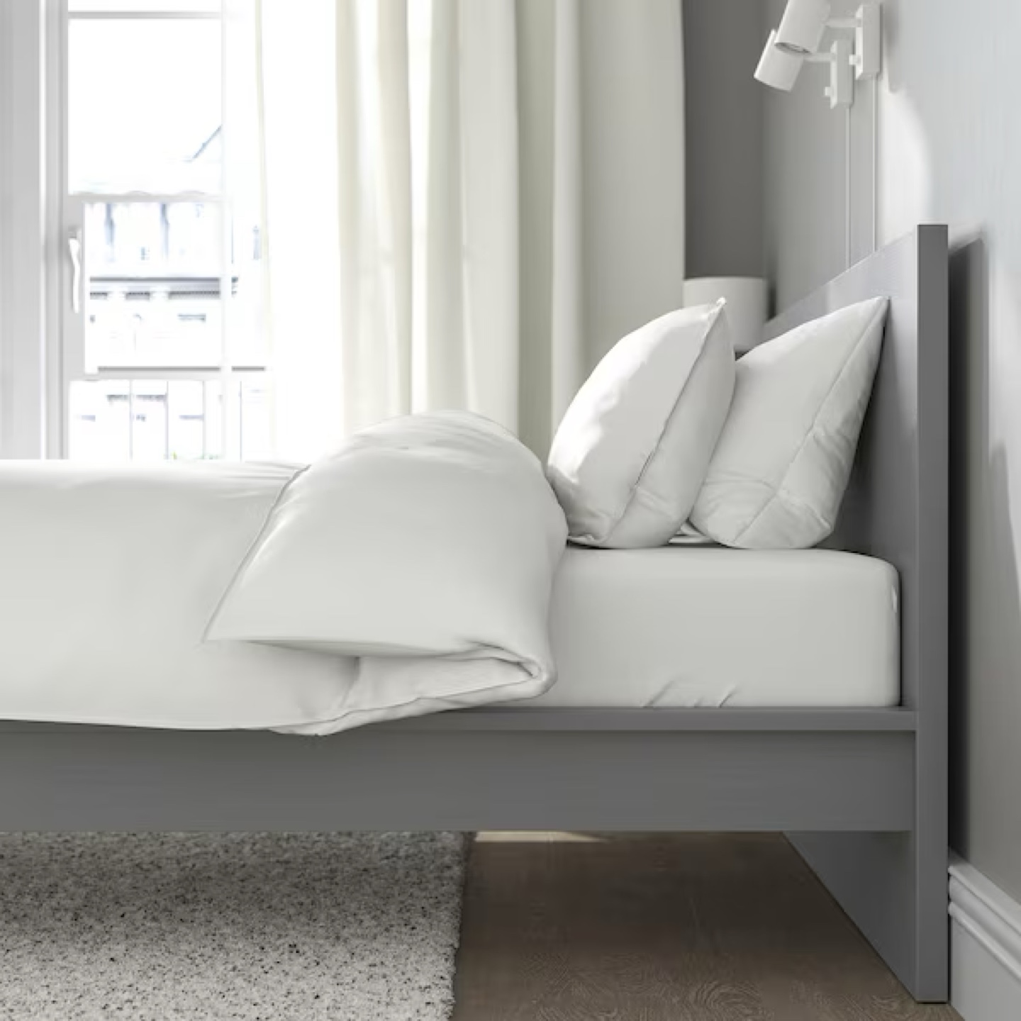 IKEA MALM Queen Bed Frame Grey