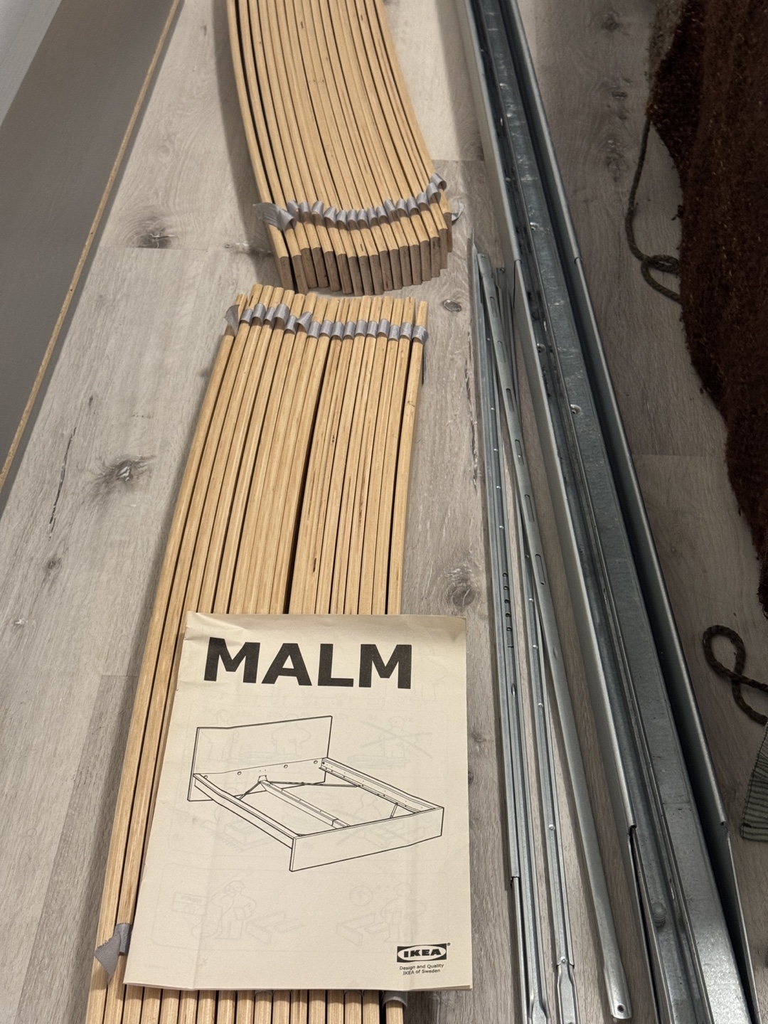 IKEA MALM Queen Bed Frame Grey - photo 3