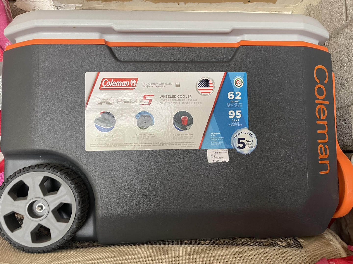 Coleman Xtreme 5 Wheeled Cooler