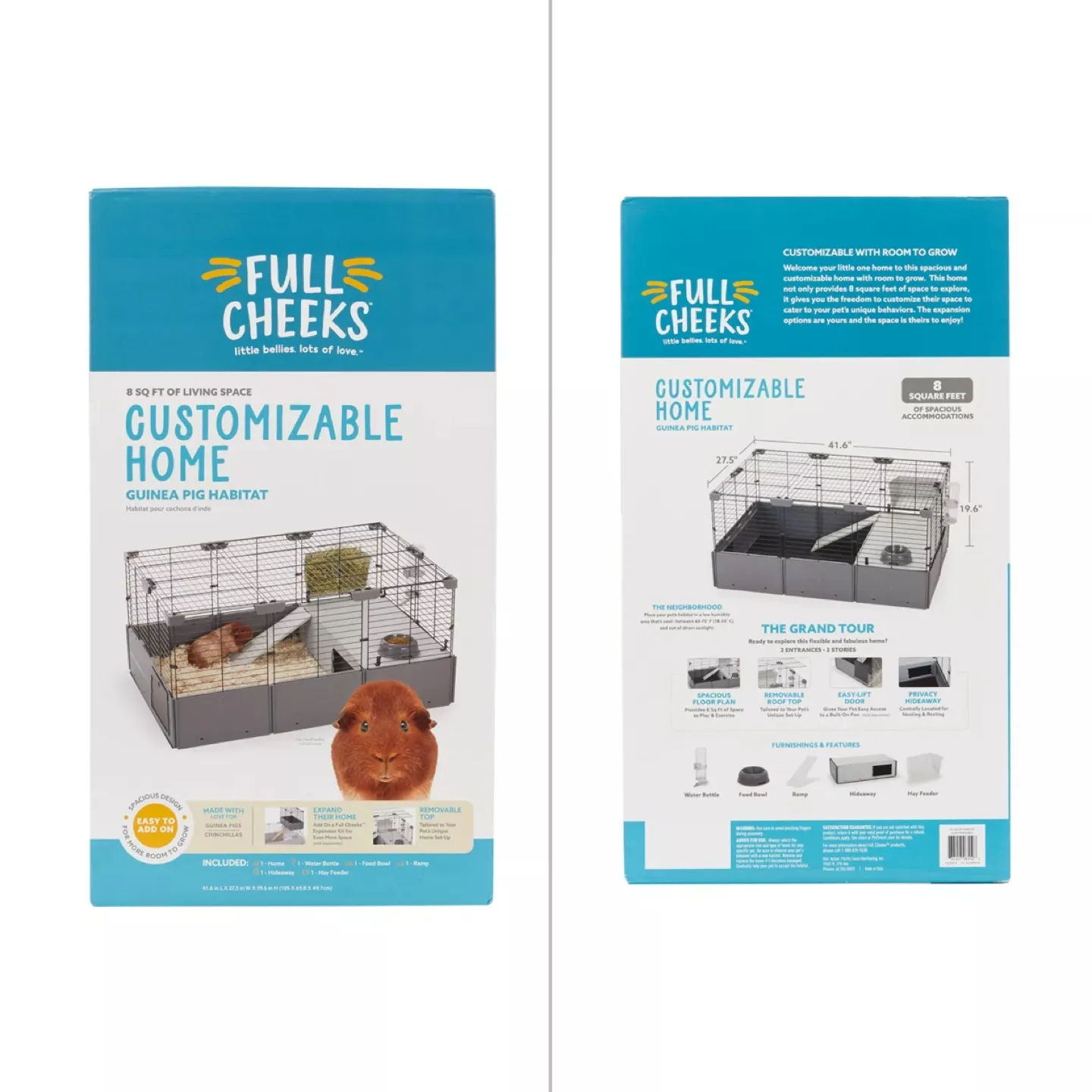 Full Cheeks Customizable Guinea Pig Cage image indicator(2)