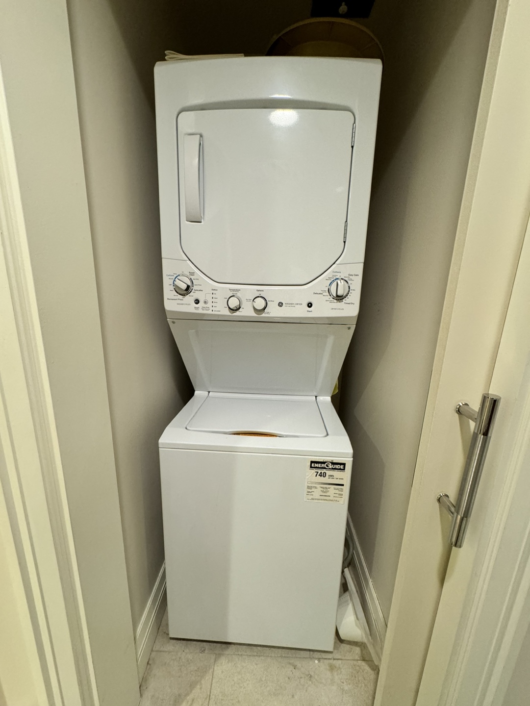 GE Stackable Washer and Dryer