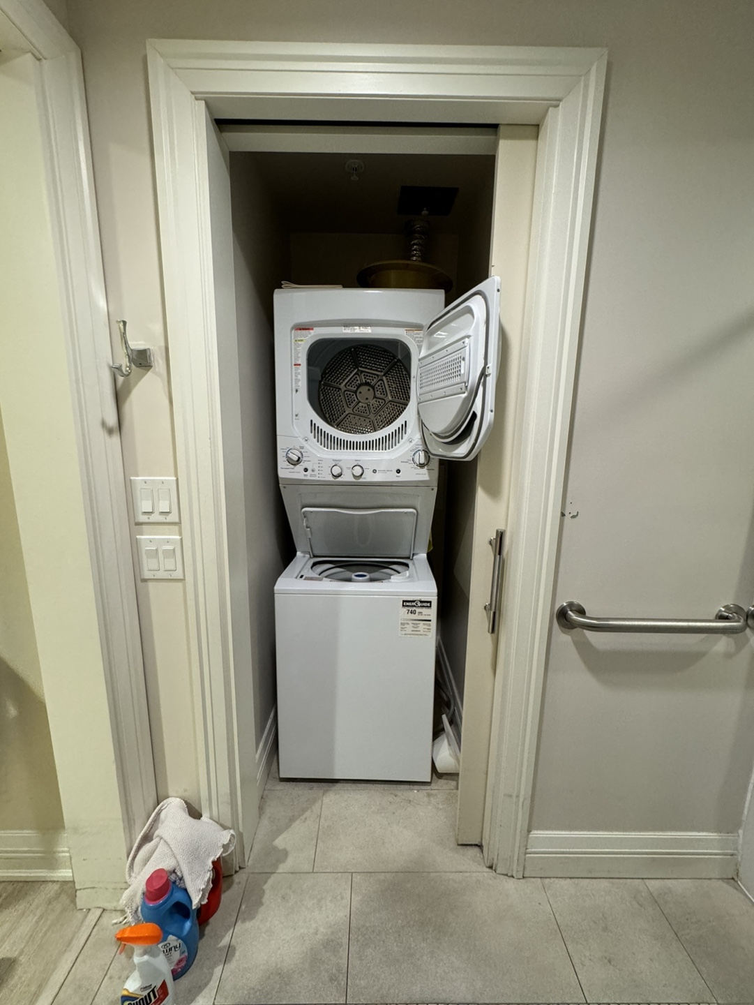 GE Stackable Washer and Dryer - photo 2