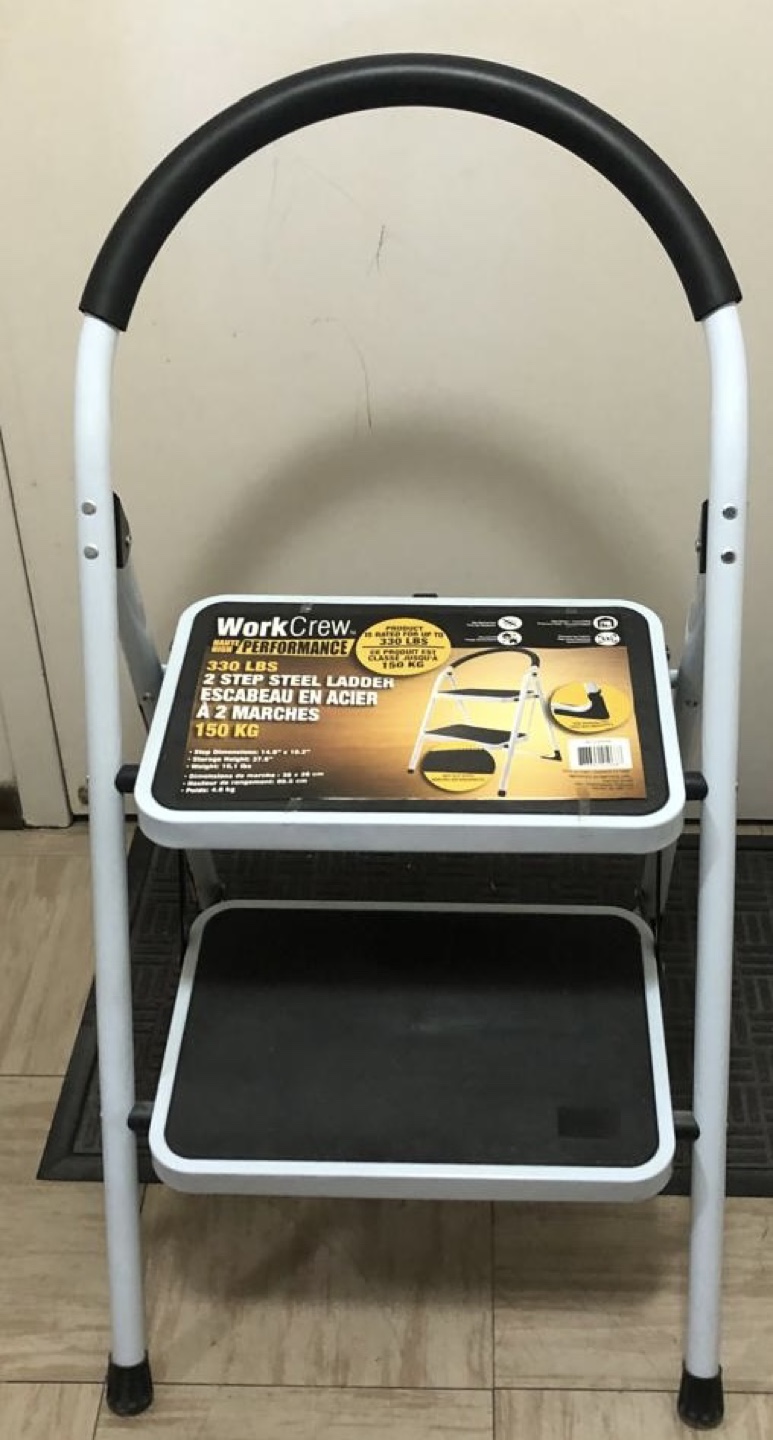 Work Crew Performance 2 Step Steel Ladder