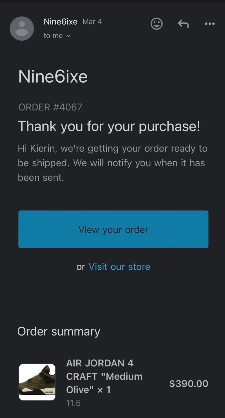 Air Jordan 4 Retro SE Craft “Medium Olive” - Size 11.5 image indicator(9)