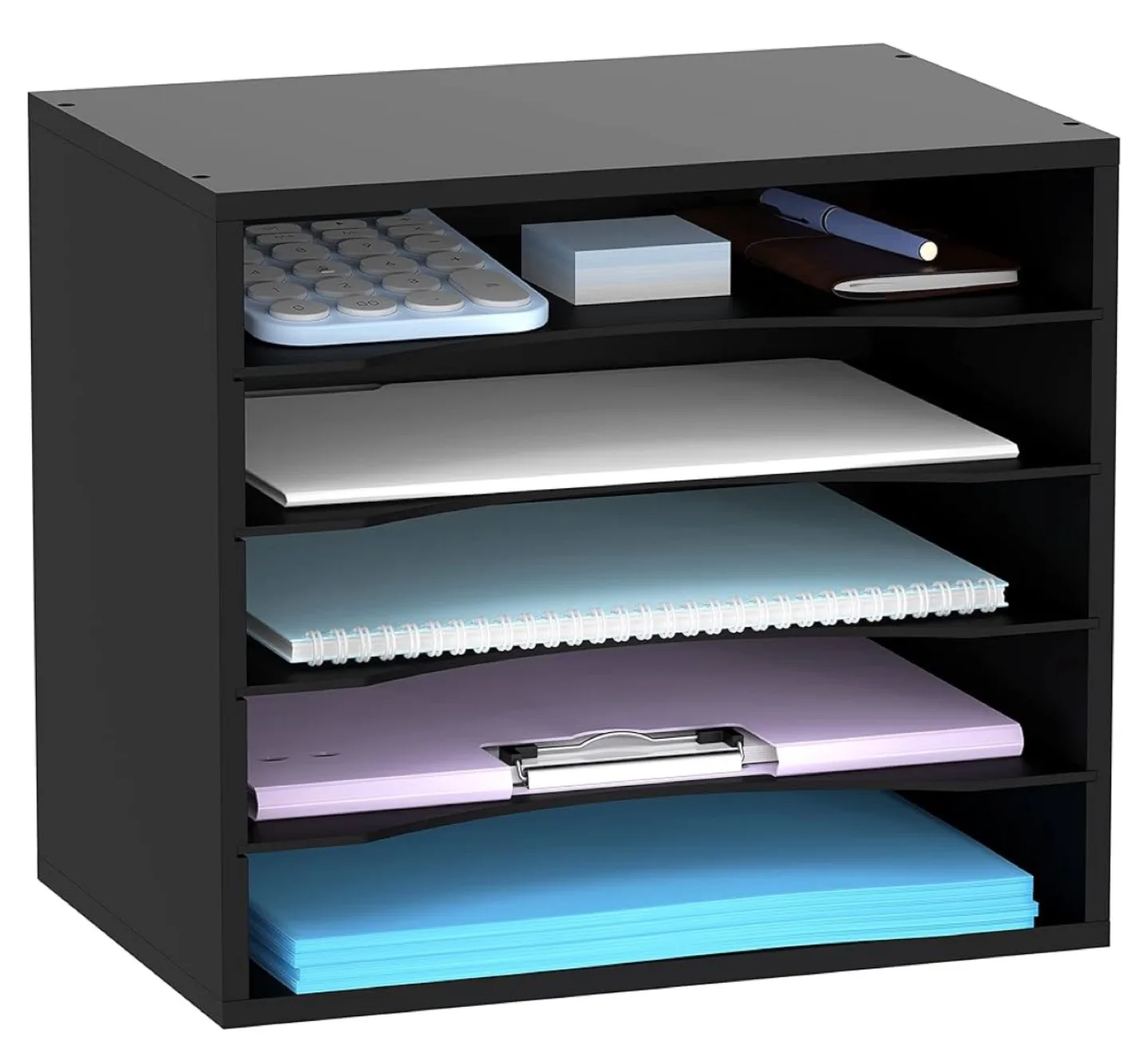 Black 5-Tier Desk Organizer thumbnail