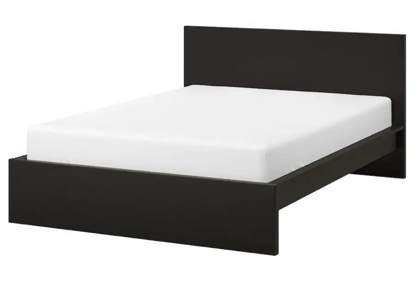 IKEA Bed Frame, Black, Queen
