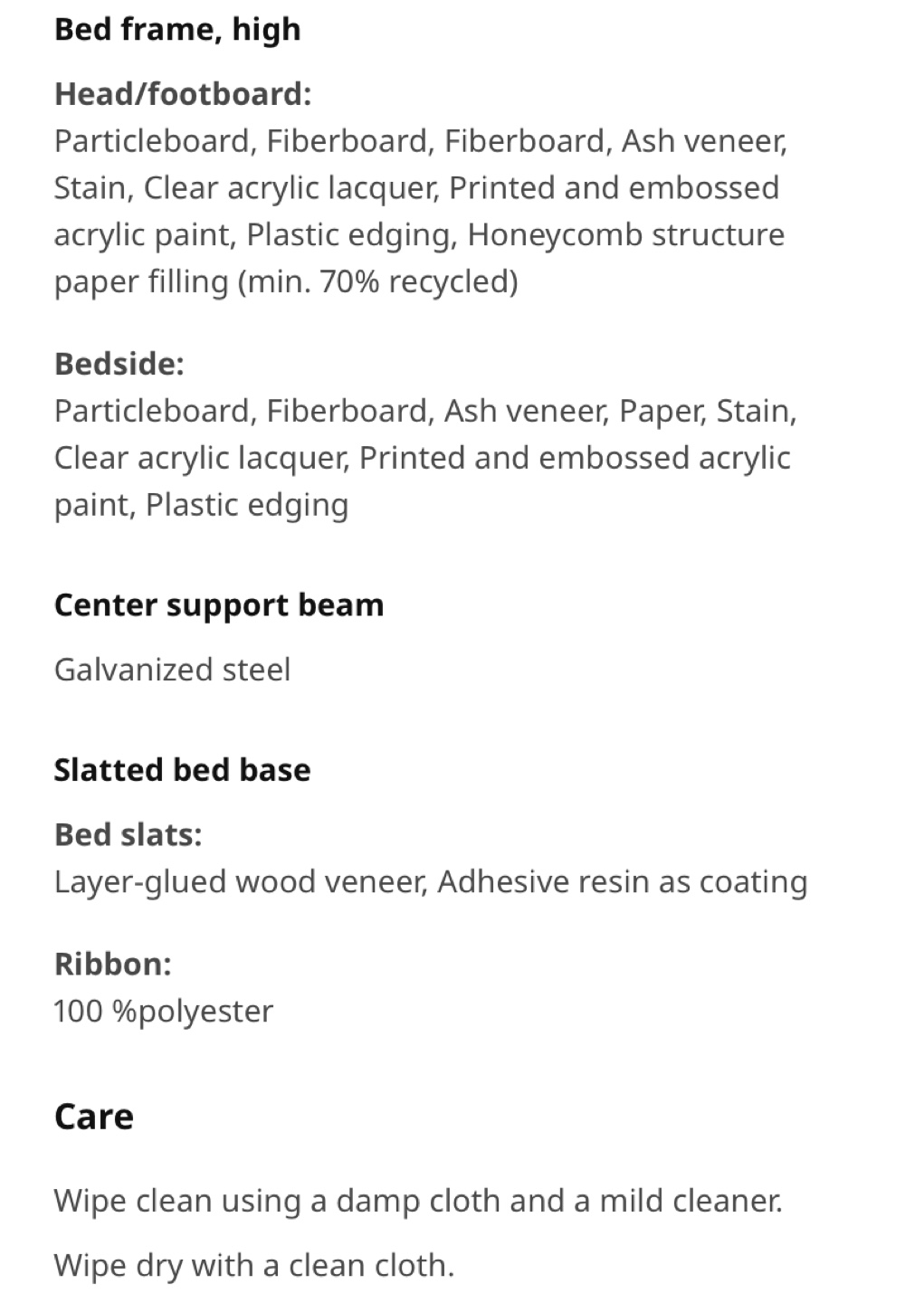 IKEA Bed Frame, Black, Queen - photo 5