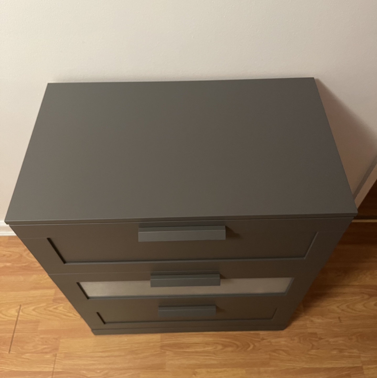 IKEA 3 drawer dresser, Brimnes, gray - photo 3