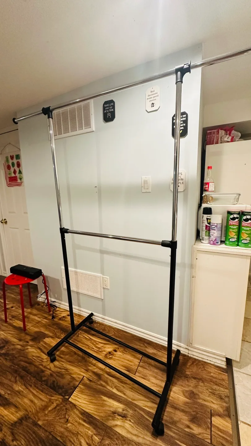 Rolling Clothes Rack thumbnail