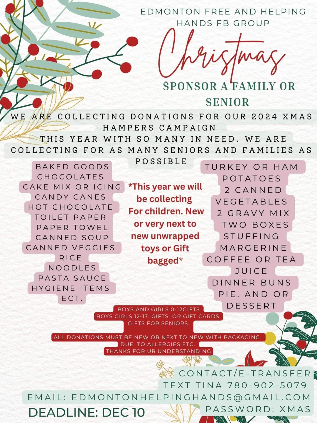Donate to Christmas hampers for low income families - photo 2