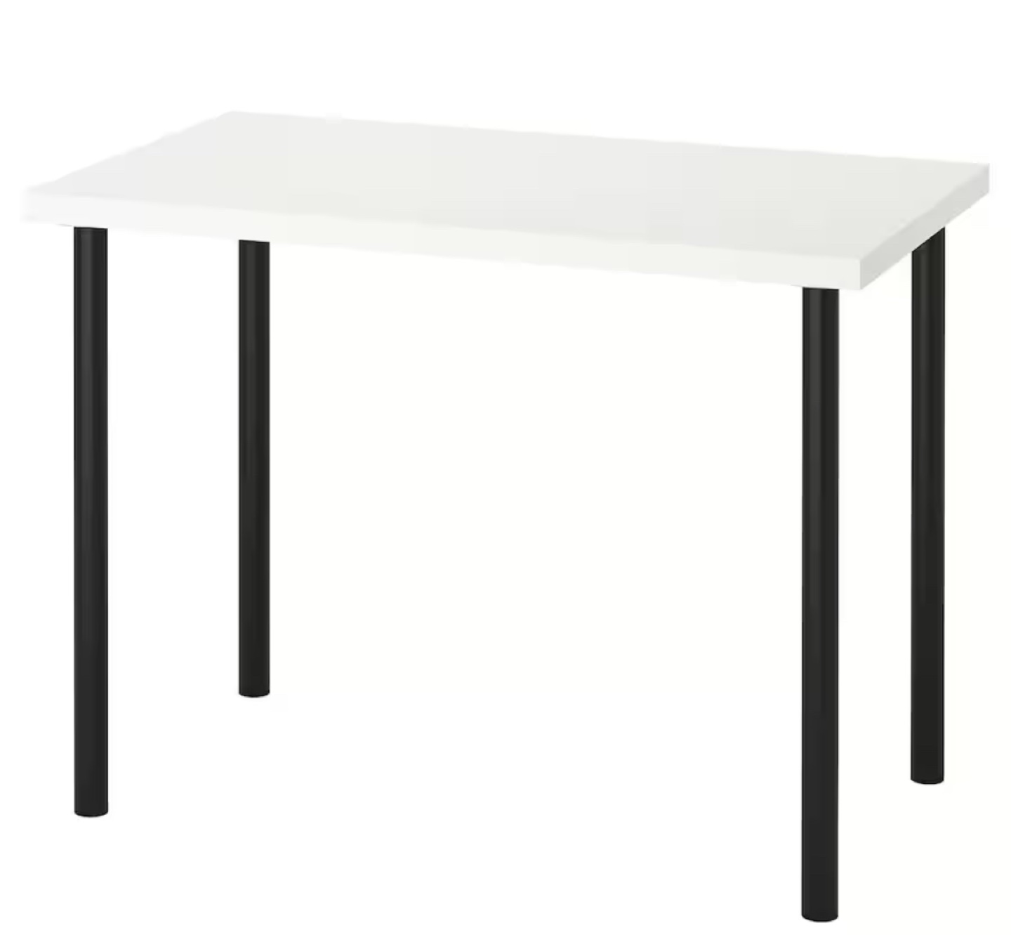 IKEA White Table with Black Legs