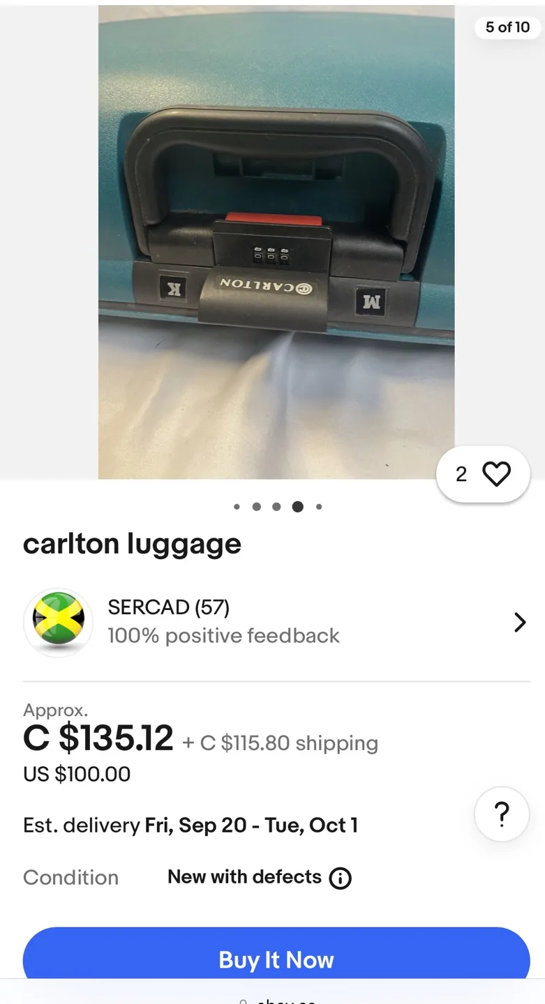 Carlton Luggage Suitcase 30” image indicator(5)