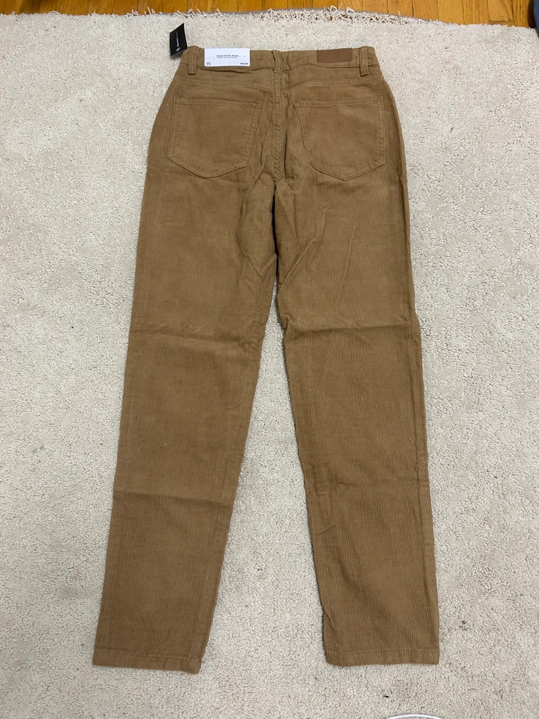 blue notes corduroy mom jeans image indicator(3)