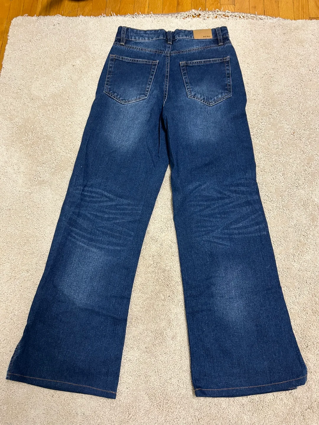 aeropostale high ride wide leg jeans image indicator(2)