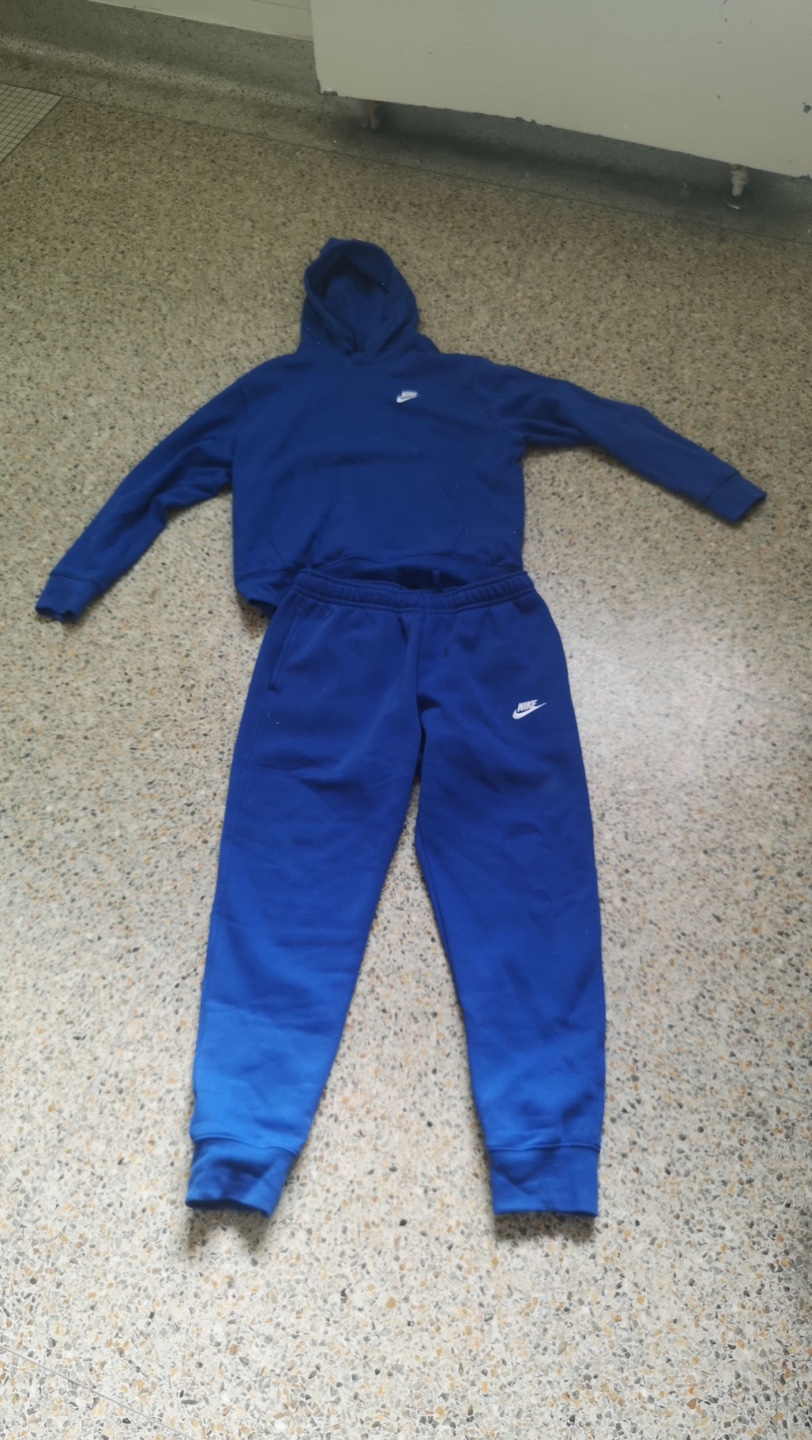Nike Blue Hoodie and Sweatpants Set