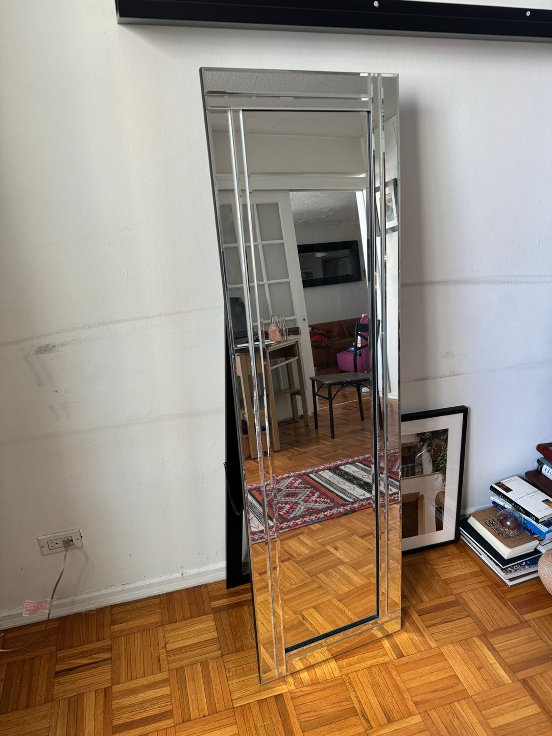 Full Length Beveled Mirror