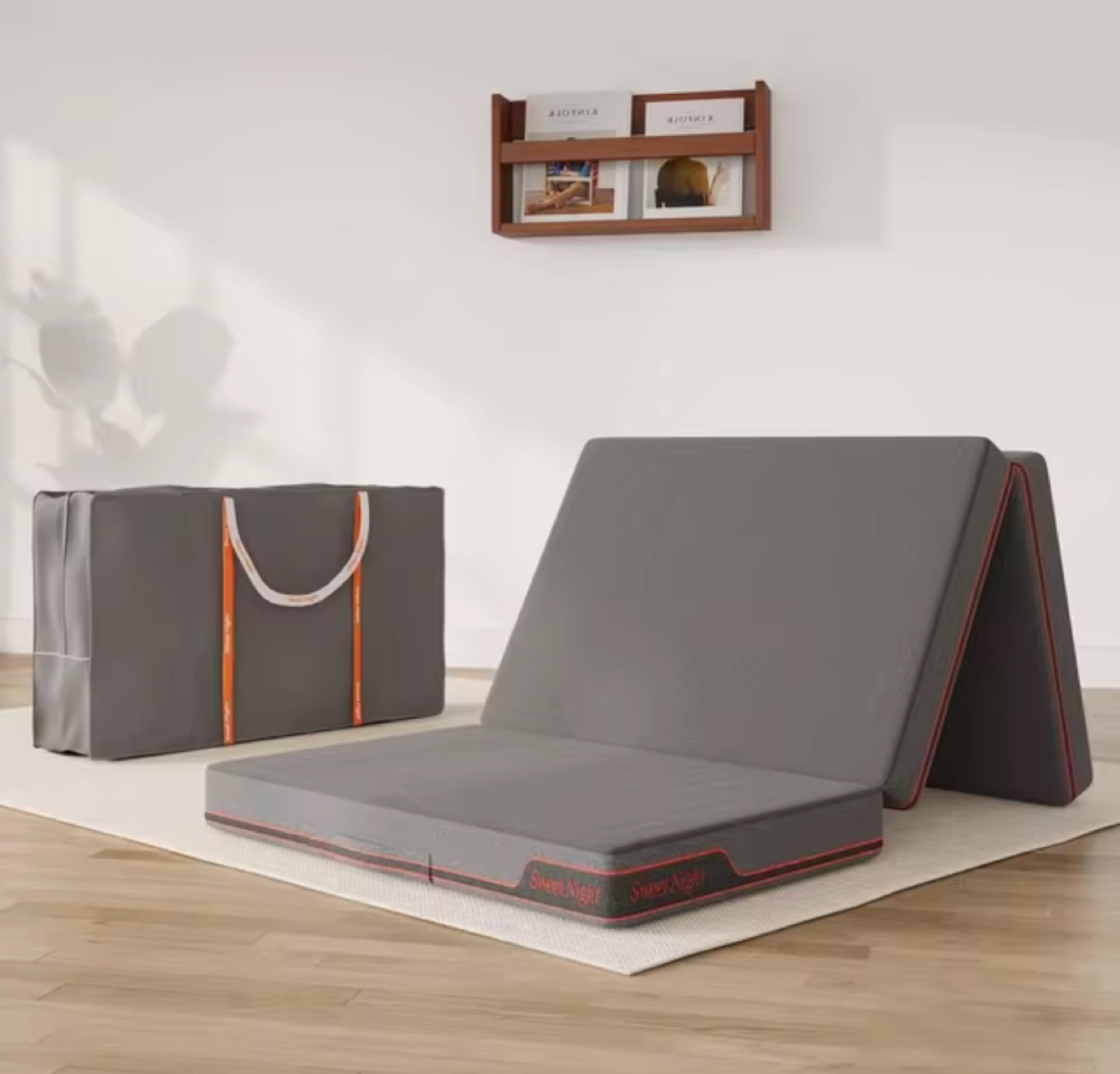 Sweet night 4-inch twin Folding Mattress with Storage Bag