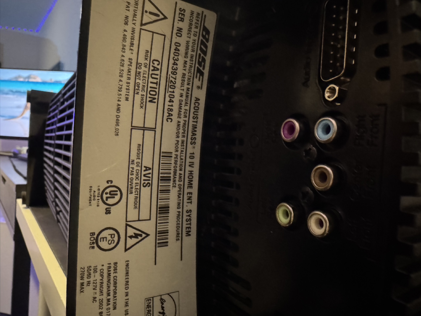 Bose Acoustimass 10 IV Bass Module - photo 3
