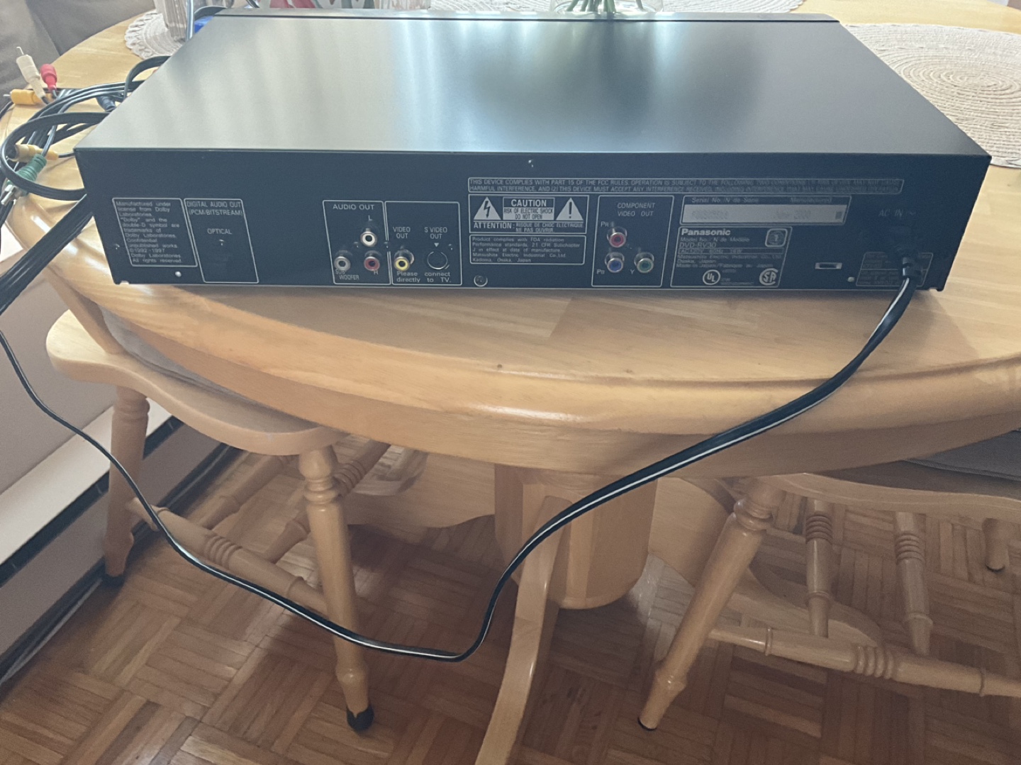 Panasonic DVD Player - photo 3
