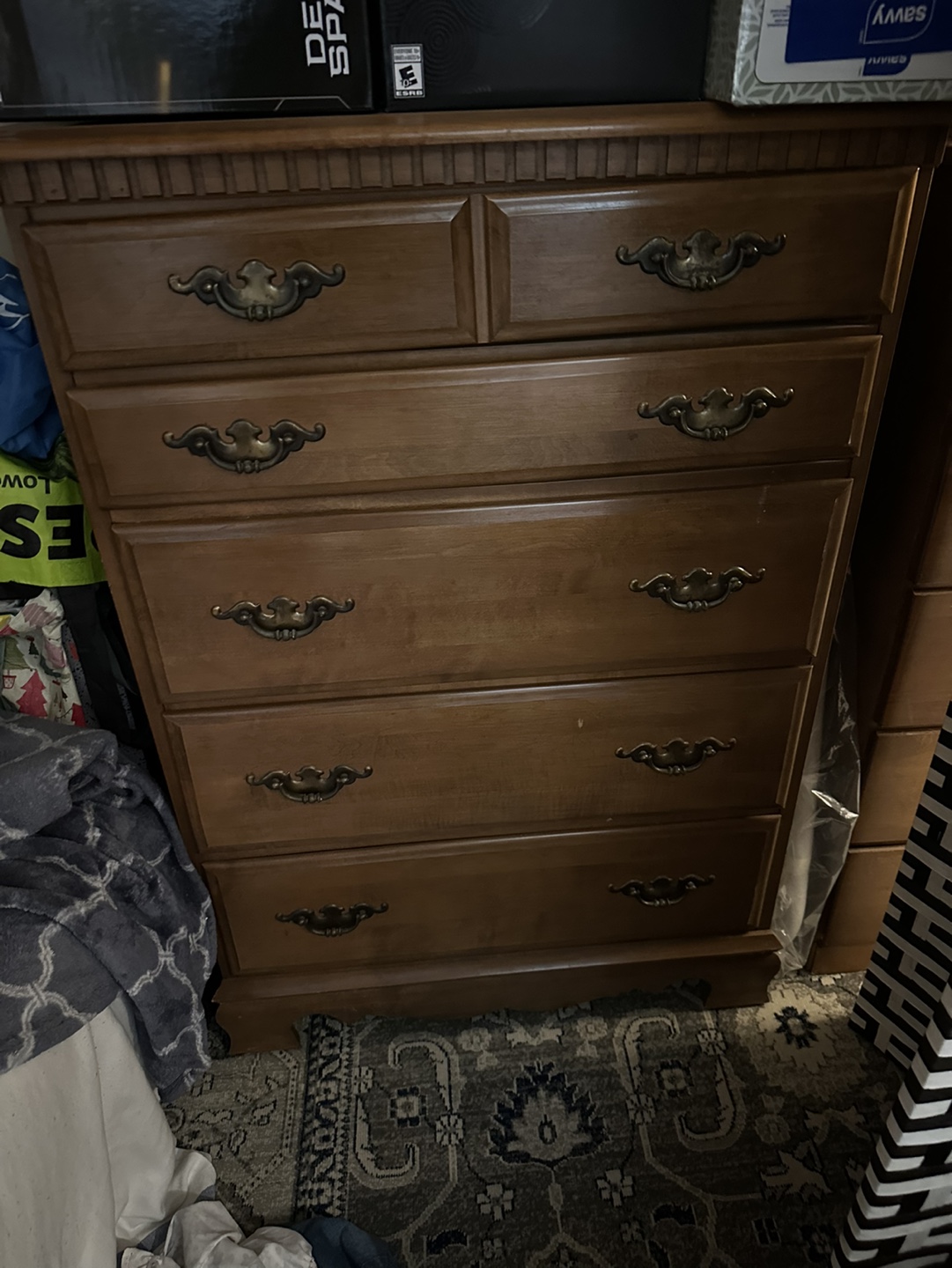 Wooden 5-Drawer Chest