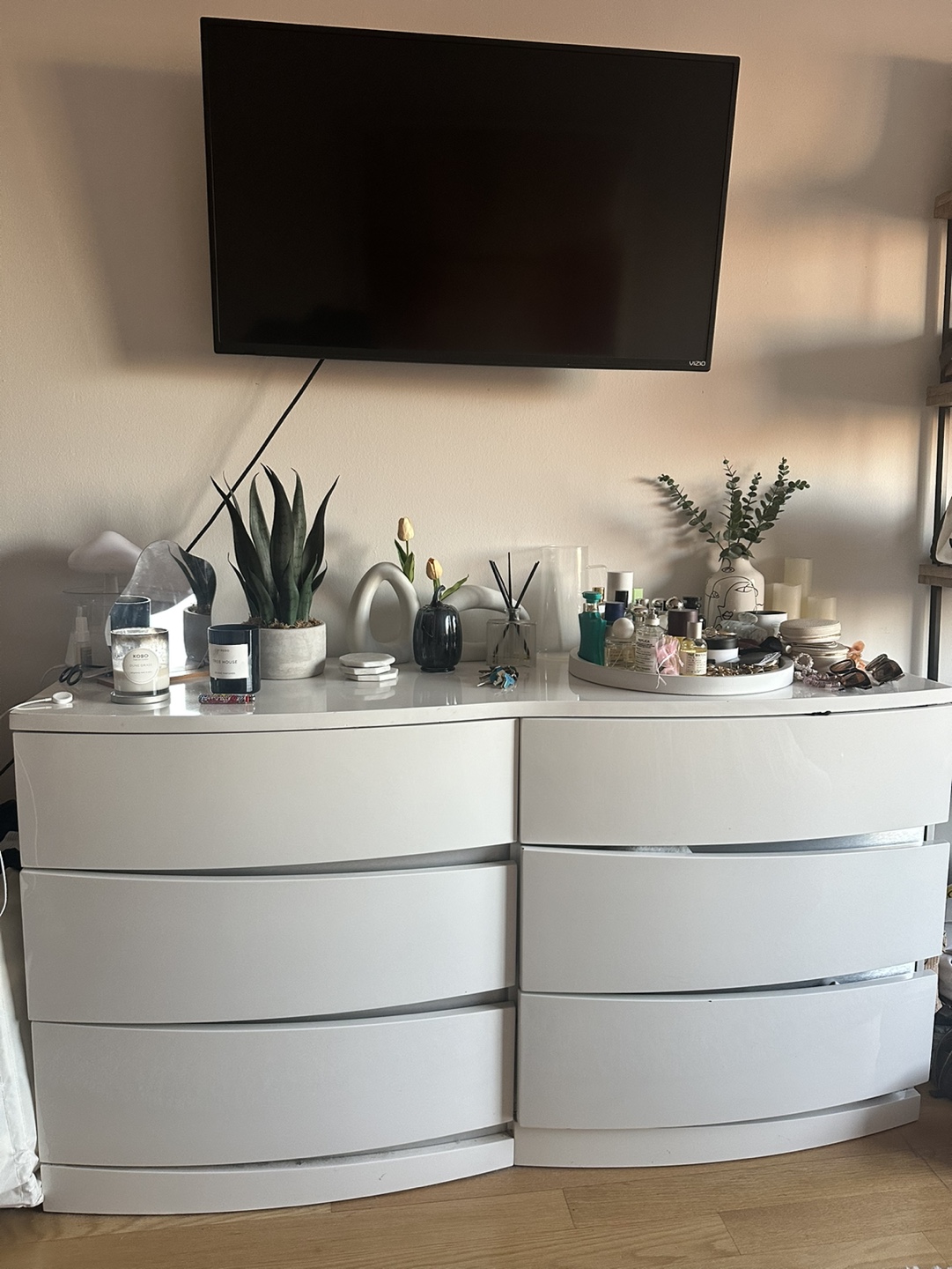 Modern Six Drawer Double Dresser - photo 2