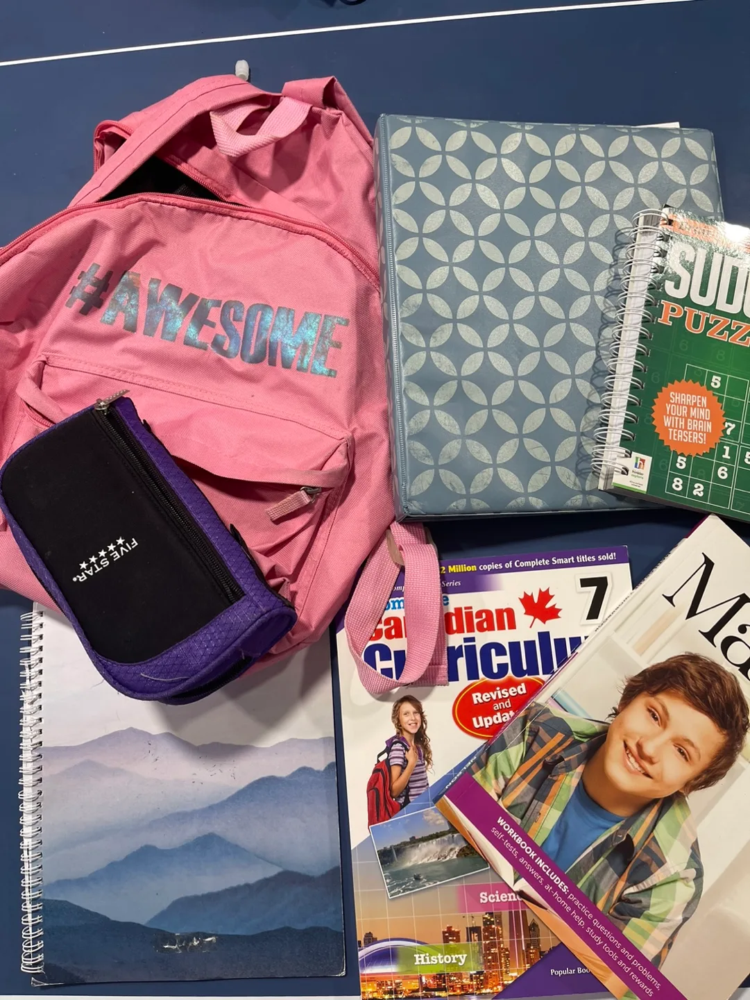 Backpack books other stuff thumbnail