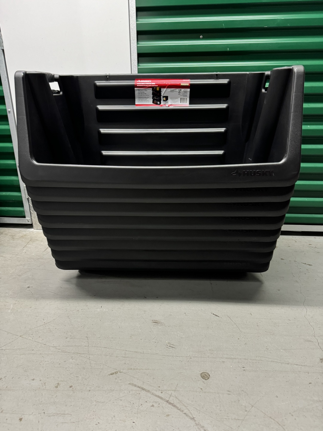 Husky Stackable Storage Bins 55 Gallon Heavy Duty