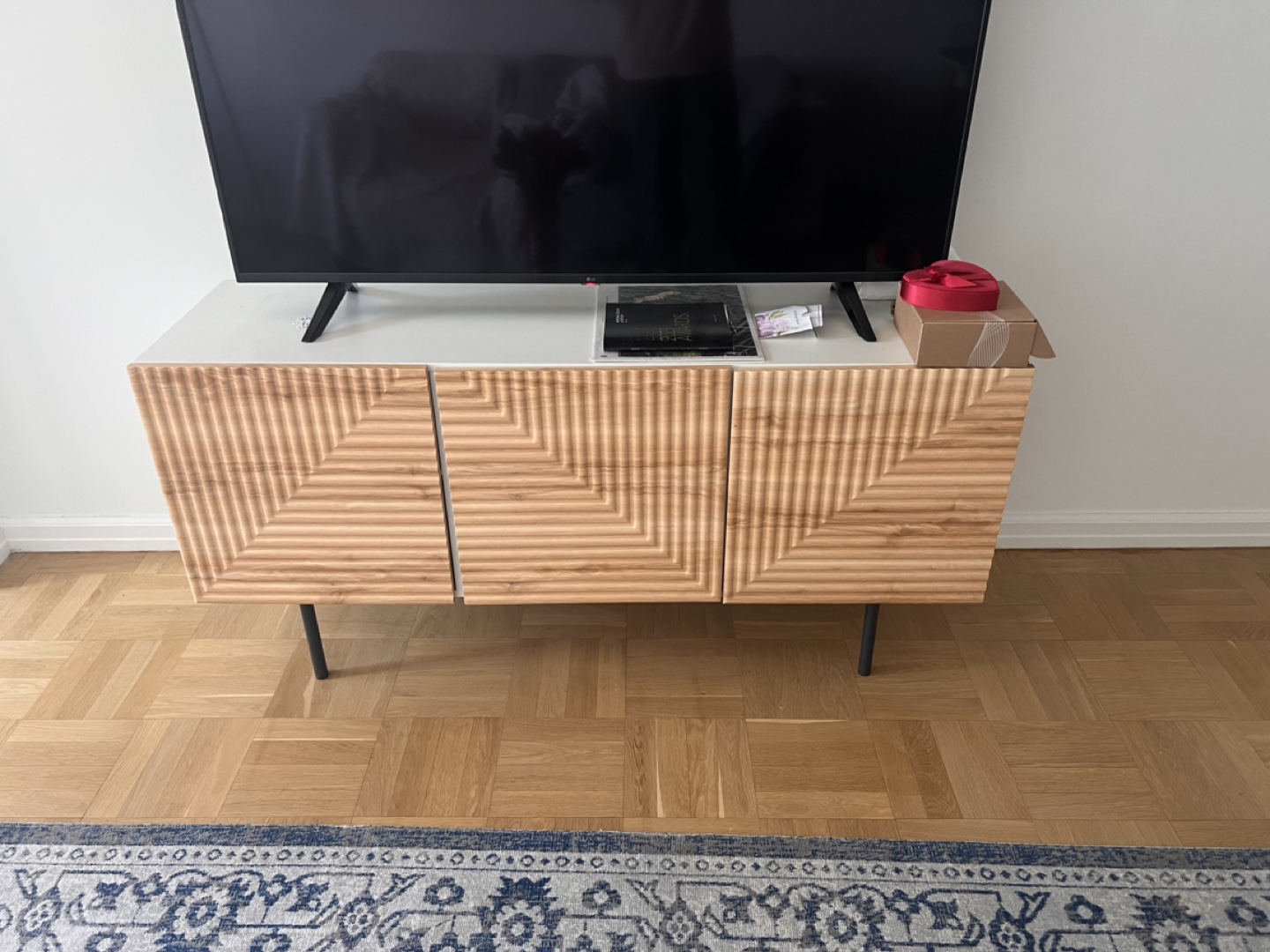 Modern TV Stand with 3 Doors